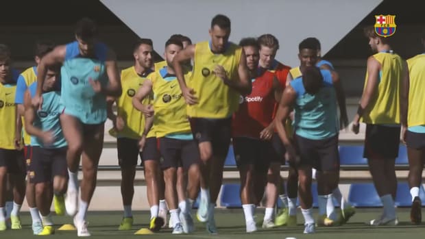Barça's recovery session after Gamper trophy
